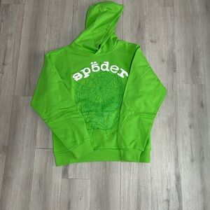 Green Spider Graphic Hoodie